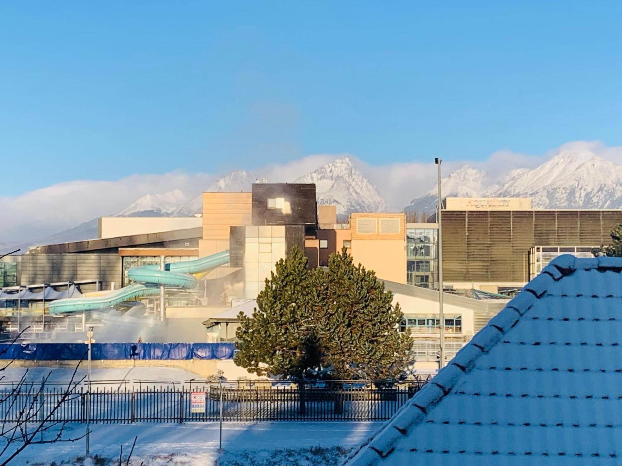 Pension Aqualand Free Parking Poprad Buitenkant foto