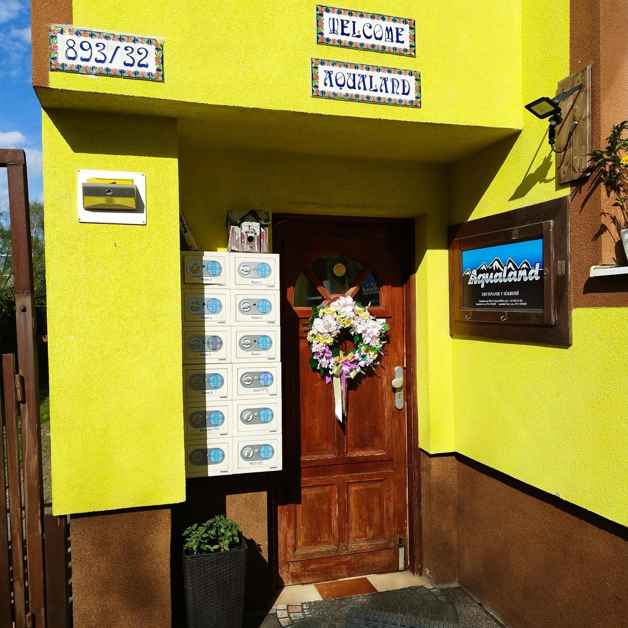 Pension Aqualand Free Parking Poprad Buitenkant foto